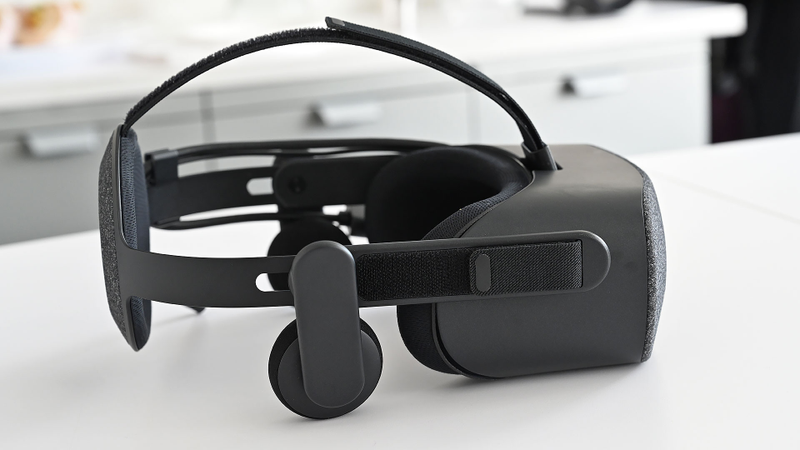 Compared to a Vive Pro, the HP Reverb is significantly lighter and less bulky.